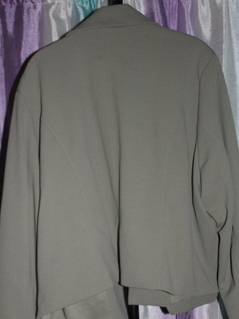 Ashley Stewart Blazer Womens 22/24 NWT Plus Size Work Jacket Neutral - Picture 2 of 3